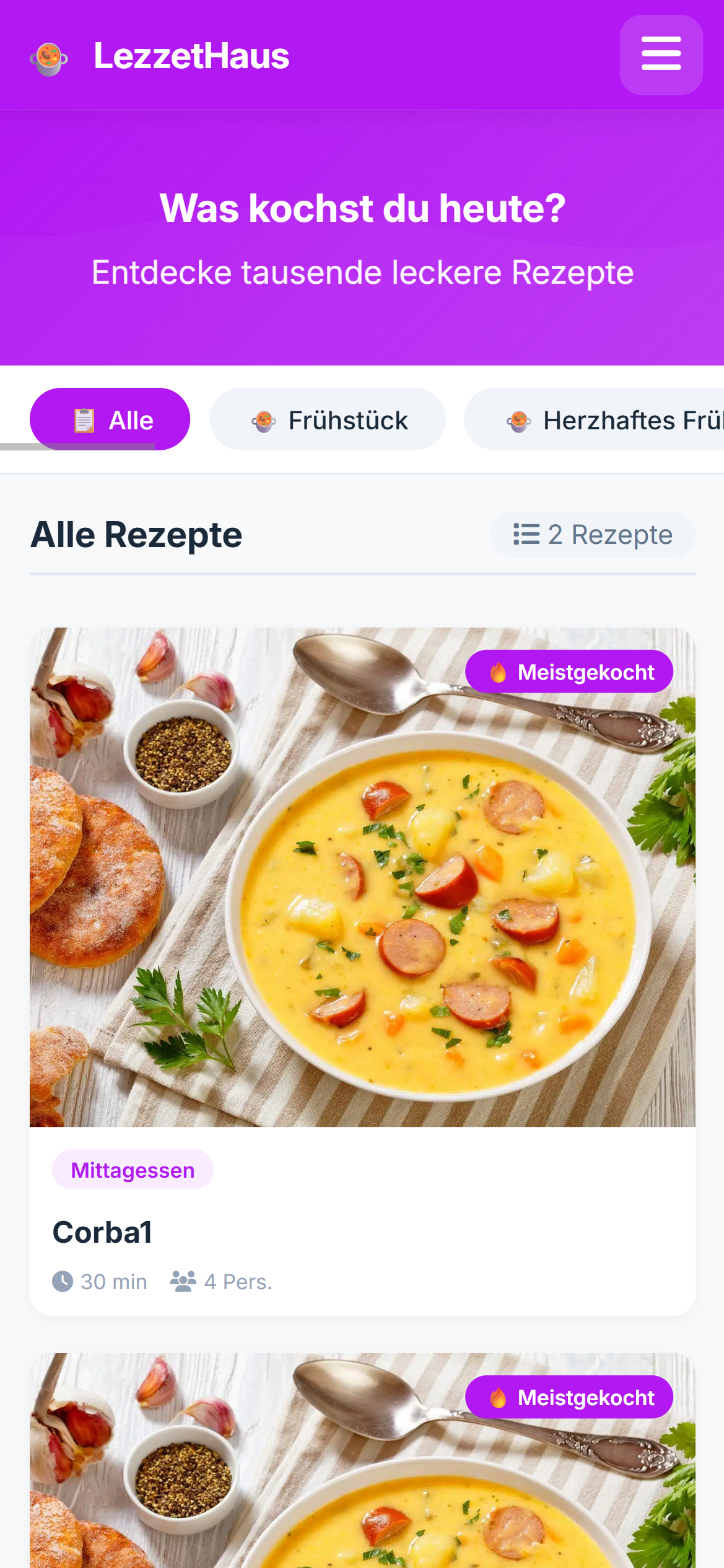 Rezept Mobil