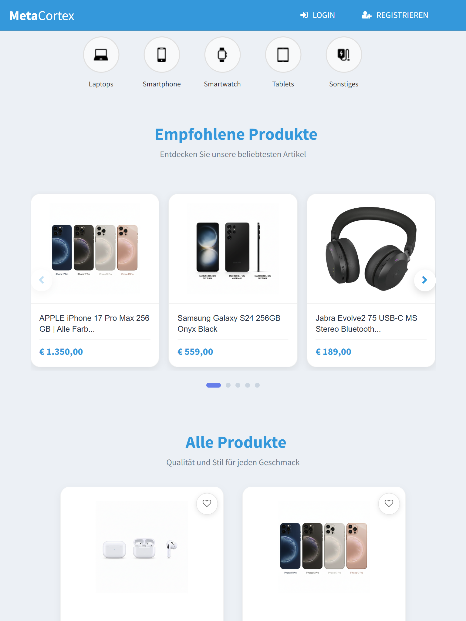 HandyShop V2 Tablet